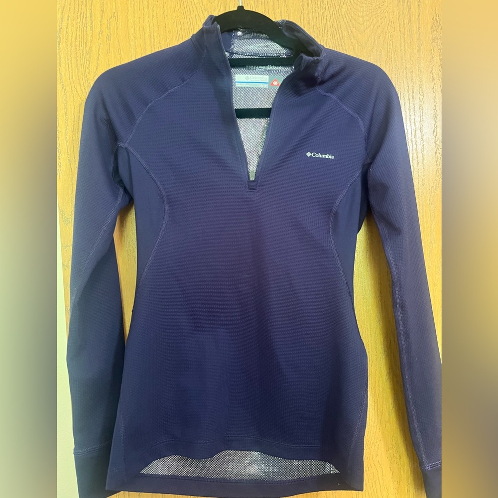 Columbia Navy Half-Zip Performance Pullover